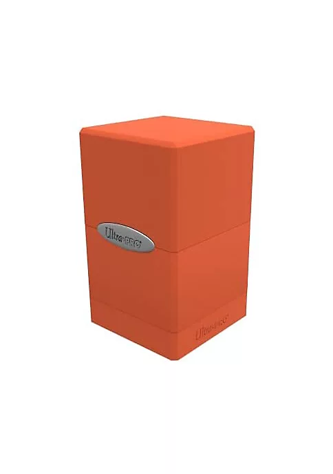 Ultra Pro Satin Tower Deck Box - Pumpkin Orange 3 Ultra Pro Satin Tower Deck Box - Pumpkin Orange - Image 3