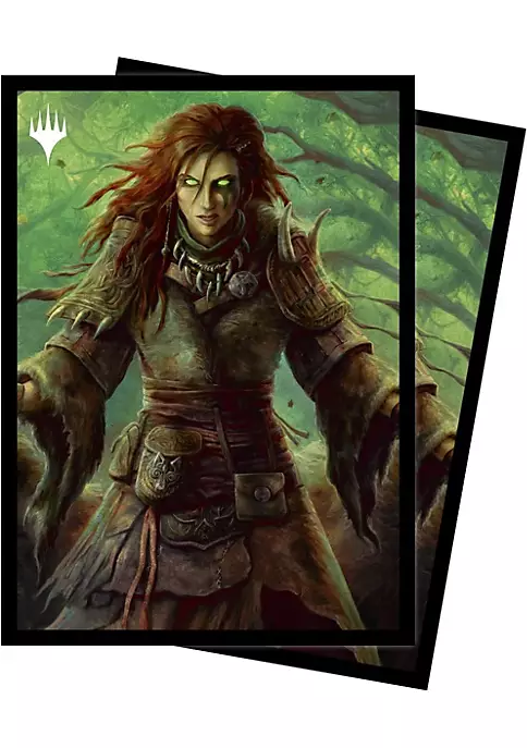 Ultra Pro 100ct Standard Card Sleeves - MTG Commander Legends Baldurs Gate Faldorn, Dread Wolf Herald 1 Ultra Pro 100ct Standard Card Sleeves - MTG Commander Legends Baldurs Gate Faldorn, Dread Wolf Herald