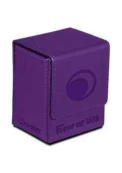 Ultra Pro ULP84703 Deck Box-Force of Will Darkness Magic Stone Flip, Purple