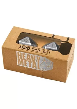 Ultra Pro ULP84900 D20 Heavy Metal Dice Chrome, Set of 2