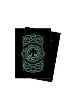 Ultra Pro 100ct Standard Card Sleeves - MTG Mana 7 Green Forest