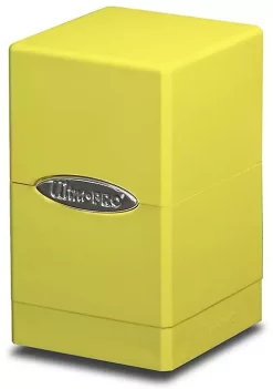 Ultra Pro Satin Tower Deck Box - Bright Yellow
