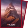 Ultra Pro 100ct Standard Card Sleeves - MTG Unstable Lands - Mountain