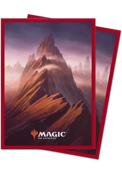 Ultra Pro 100ct Standard Card Sleeves - MTG Unstable Lands - Mountain