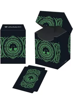 Ultra Pro 100+ Deck Box - MTG Mana 7 Forest Green