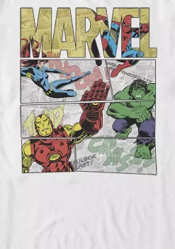 101 Dalmatians Retro Avengers Comic Panel Group Shot Short Sleeve T-Shirt -Ultra Pro Best Sale Belk 348