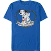 101 Dalmatians Pong and Perdita Short Sleeve Graphic T-Shirt