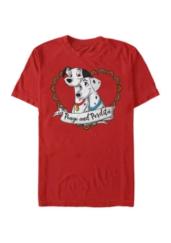 101 Dalmatians Pong and Perdita Short Sleeve Graphic T-Shirt -Ultra Pro Best Sale Belk 357