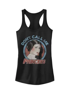 101 Dalmatians Women's Don't Call Me Princess Leia Portrait Graphic Racerback Tank -Ultra Pro Best Sale Belk 363