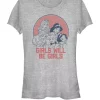 101 Dalmatians Princesses Girls Will be Girls Text Short Sleeve Graphic T-Shirt