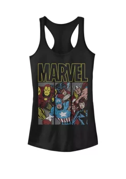 101 Dalmatians Retro Comic Avengers Panels Racerback Graphic Tank