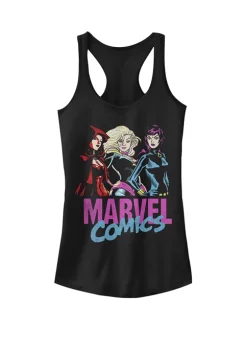 101 Dalmatians Comics Scarlet Witch Black Widow Captain Marvel Racerback Graphic Tank