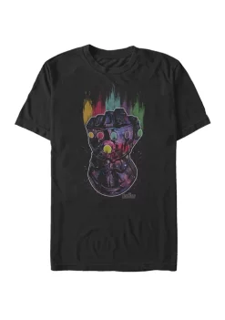 101 Dalmatians The Avengers Infinity War Galaxy Painted Gauntlet Short Sleeve T-Shirt