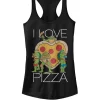 101 Dalmatians Teenage Mutant Ninja Turtles I Love Pepperoni Pizza Racerback Tank