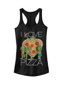 101 Dalmatians Teenage Mutant Ninja Turtles I Love Pepperoni Pizza Racerback Tank -Ultra Pro Best Sale Belk 400
