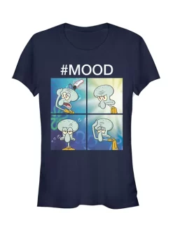 101 Dalmatians SpongeBob SquarePants Squidward's Mood Box Up Short Sleeve Graphic T-Shirt