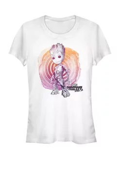 101 Dalmatians Guardians Of The Galaxy Watercolor Groot Short Sleeve Graphic T-Shirt