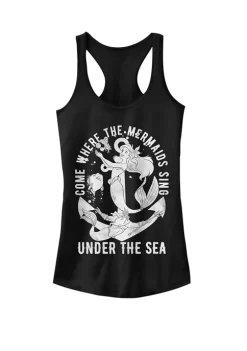 101 Dalmatians The Little Mermaid Under The Sea Where The Mermaids Sing Racerback Graphic Tank
