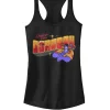 101 Dalmatians Aladdin Genie Greetings From Agrabah Postcard Graphic Racerback Tank