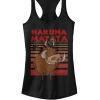 101 Dalmatians Lion King Timon & Pumba Hakuna Matata Graphic Racerback Tank