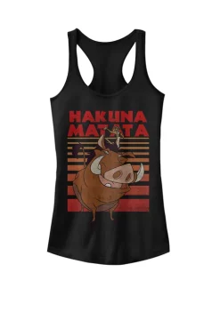101 Dalmatians Lion King Timon & Pumba Hakuna Matata Graphic Racerback Tank -Ultra Pro Best Sale Belk 495