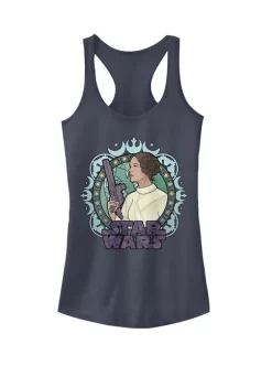 101 Dalmatians A New Hope Princess Leia Stained Glass Racerback Graphic Tank -Ultra Pro Best Sale Belk 507