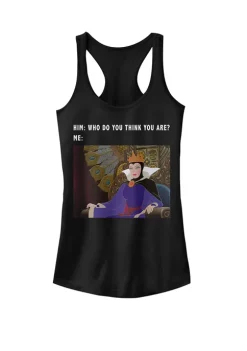 101 Dalmatians Snow White Evil Queen Who Do You Think You Are Funny Meme Racerback Graphic Tank -Ultra Pro Best Sale Belk 509