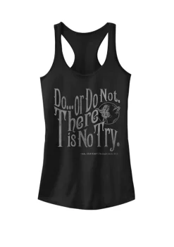101 Dalmatians Yoda Do Or Do Not There Is No Try Quote Graphic Racerback Tank