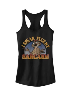 101 Dalmatians Lion King Timon I Speak Fluent Sarcasm Graphic Racerback Tank -Ultra Pro Best Sale Belk 541