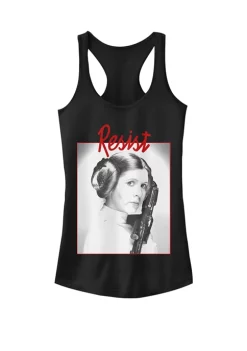 101 Dalmatians Princess Leia Resist Portrait Racerback Graphic Tank -Ultra Pro Best Sale Belk 545