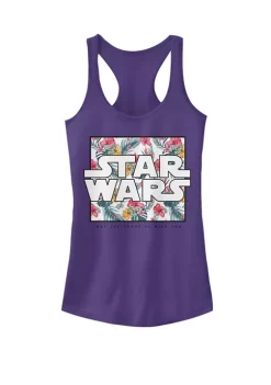 101 Dalmatians May The Force Be With You Floral Logo Racerback Graphic Tank -Ultra Pro Best Sale Belk 548