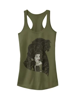 101 Dalmatians Beauty And The Beast Floral Silhouette Racerback Graphic Tank -Ultra Pro Best Sale Belk 567