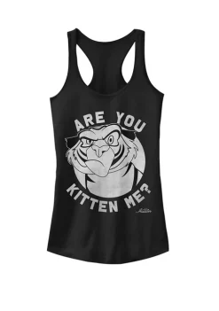 101 Dalmatians Aladdin Rajah Are You Kitten Me? Racerback Graphic Tank -Ultra Pro Best Sale Belk 586