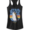 101 Dalmatians Simple Porg Portrait Graphic Racerback Tank