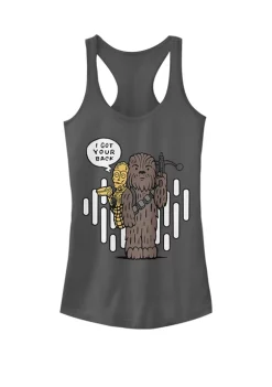 101 Dalmatians C-3PO Got Chewies Back Graphic Racerback Tank