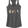 101 Dalmatians Women's Porgs As Characters Graphic Racerback Tank