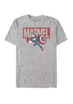 101 Dalmatians Captain America Chibi Action Pose Logo Short Sleeve T-Shirt -Ultra Pro Best Sale Belk 654