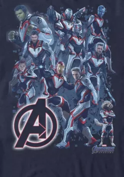 101 Dalmatians The Avengers Endgame Suit Group Shot Short Sleeve T-Shirt -Ultra Pro Best Sale Belk 661