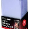 Ultra Pro 3x4 Top Loader Card Holder - 35pt Premium - Pack of 25